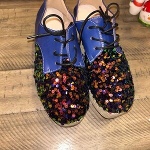 SHIEN 9.5 NWT sequenced shoes platform wedged style women’s